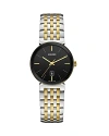 Rado Florence Women's Black Stainless Steel Bracelet Watch 30mm In Black/gold