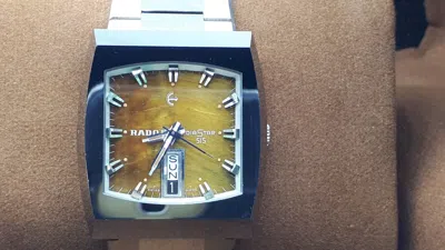 Pre-owned Rado Gents Vintage  515  Diastar Automatic Day Date Rare Dial Watch Swiss In Brown