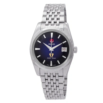 Rado Golden Horse Automatic Blue Dial Unisex Watch R33930203 In White