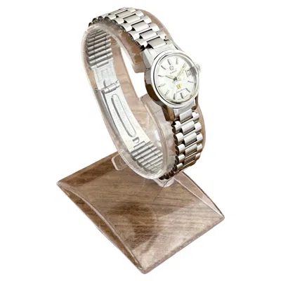 Pre-owned Rado Golden Horse Silver Automatic Date Round 22mm Women Watch In Multi