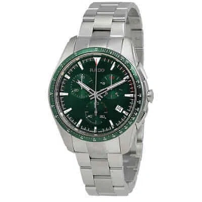 Pre-owned Rado Hyperchrome Chronograph Green Dial Men's Watch R32259313