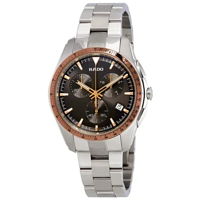 Rado Hyperchrome Chronograph Grey Dial Men's Watch R32259163 In Metallic