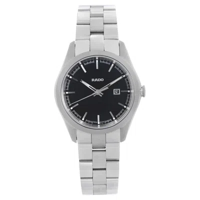 Pre-owned Rado Hyperchrome Stainless Steel Black Dial Quartz Ladies Watch R32110153