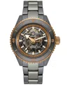 Rado Men's Swiss Automatic Captain Cook Skeleton Gray High-tech Ceramic & Titanium Bracelet Watch 43mm In Grey