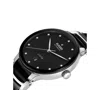 RADO MEN'S SWISS AUTOMATIC CENTRIX DIAMOND (1/10 CT. T.W.) BLACK HIGH-TECH CERAMIC & STAINLESS STEEL BRAC