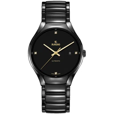 Rado Men's True Black Dial Watch