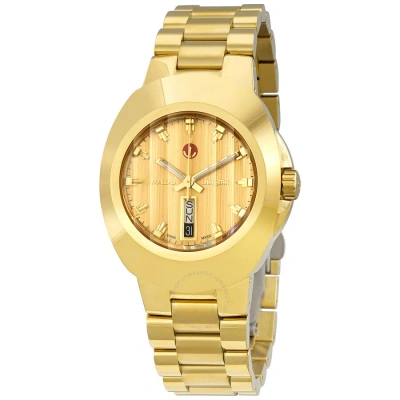 Rado New Original Automatic Gold Dial Men's Watch R12999253 In Gold / Gold Tone