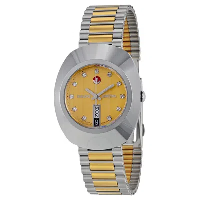 Rado Original Diastar Jubile Men's Watch R12408633 In Champagne / Gold