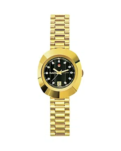 Rado Original Diastar Watch, 27mm In Black/gold