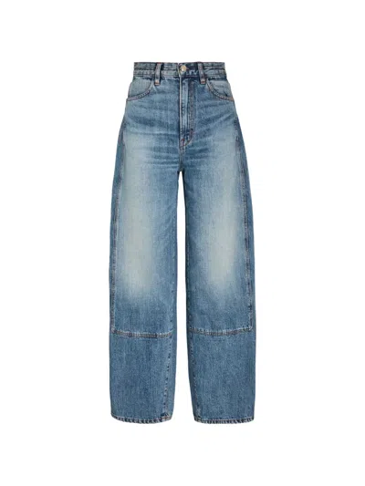 Rado Panelled Jeans In Blue