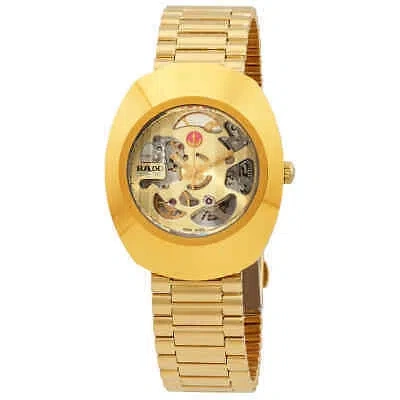 Pre-owned Rado The Original Automatic Gold Dial Men's Watch R12064253