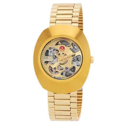 Pre-owned Rado The Original Automatic Gold Dial Men's Watch R12064253