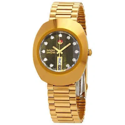 Pre-owned Rado The Original Automatic Green Dial Men's Watch R12413533