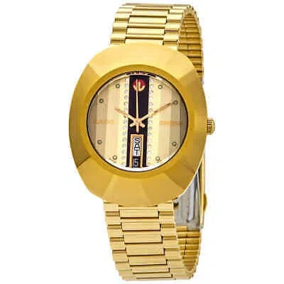 Pre-owned Rado The Original L Automatic Gold Dial Men's Watch R12413343