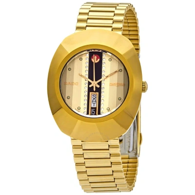 Rado The Original L Automatic Gold Dial Men's Watch R12413343 In Gold / Gold Tone / Yellow