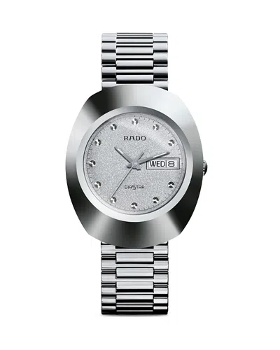 Rado Original Men's Silver-tone Stainless Steel Bracelet Watch 35mm ...