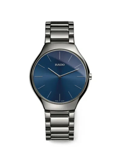 Rado Thinline 39mm Watch In Blue