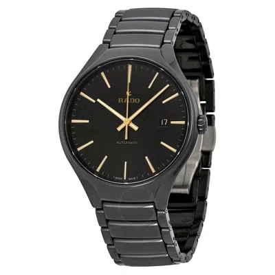 Rado True Black Dial Black Ceramic Automatic Men's Watch R27056162