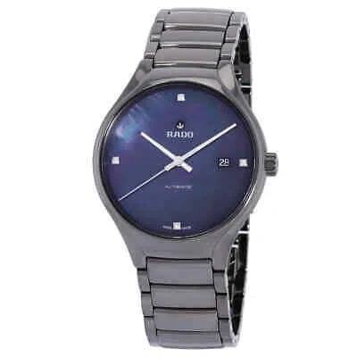 Pre-owned Rado True Round Automatic Diamond Unisex Watch R27110872