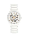 Rado True Round Automatic Open Heart Watch, 40mm In White
