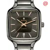 Rado Unisex Swiss Automatic True Square Gray High-tech Ceramic Bracelet Watch 38mm In Grey