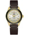 Rado Unisex Swiss Automatic Captain Cook Over-pole Interchangeable Brown Leather Strap Watch 39mm