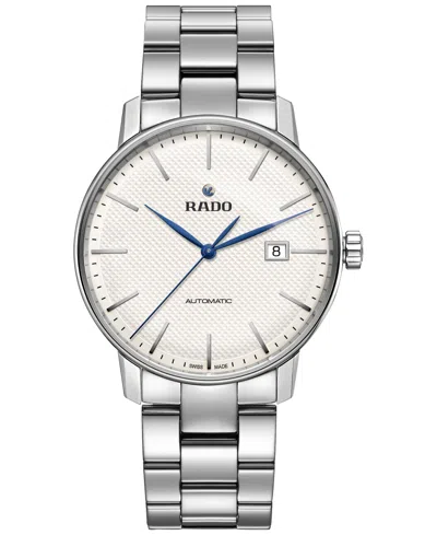 Rado Unisex Swiss Automatic Coupole Classic Stainless Steel Bracelet Watch 41mm R22876013 In Transparent