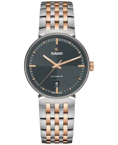 Rado Unisex Swiss Automatic Florence Two-tone Stainless Steel Bracelet Watch 39mm