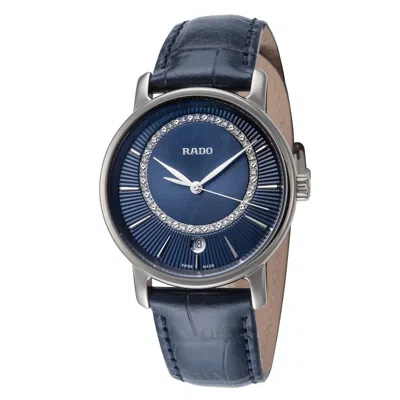 Rado Women's Diamaster 33mm Quartz Watch R14064725 In Silver