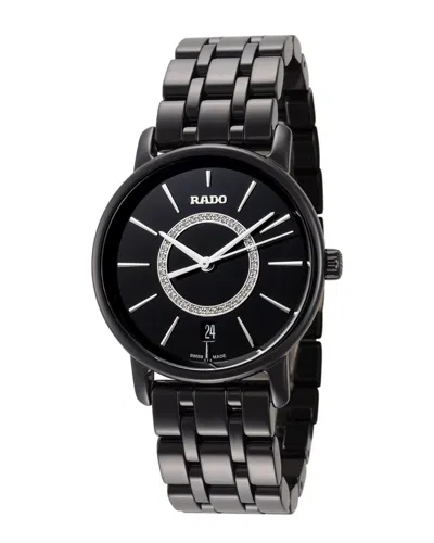 Rado Women's Diamaster Watch In Black