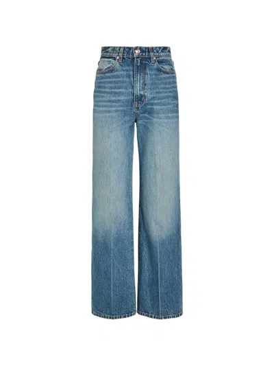 Rado Zip-up Jeans In Blue