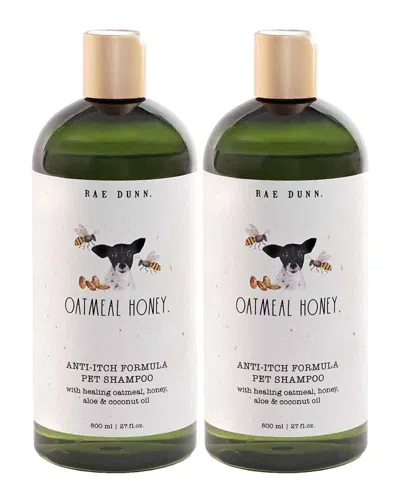 RAE DUNN RAE DUNN ANTI-ITCH FORMULA OATMEAL HONEY PET SHAMPOO 2-PACK