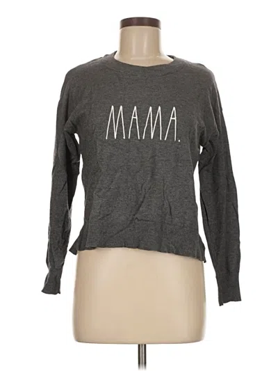 Pre-owned Rae Dunn Sweatshirt In Gray