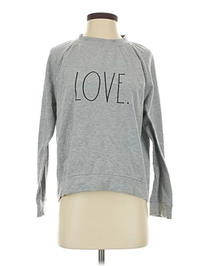 Pre-owned Rae Dunn Sweatshirt In Gray