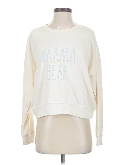Pre-owned Rae Dunn Sweatshirt In Ivory