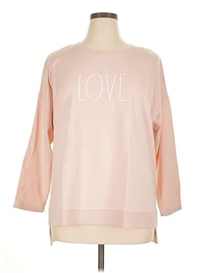 Pre-owned Rae Dunn Sweatshirt In Pink