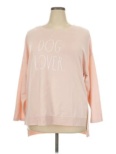 Pre-owned Rae Dunn Sweatshirt In Pink