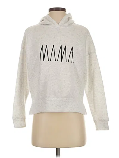 Pre-owned Rae Dunn Sweatshirt In Silver