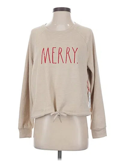 Pre-owned Rae Dunn Sweatshirt In Tan