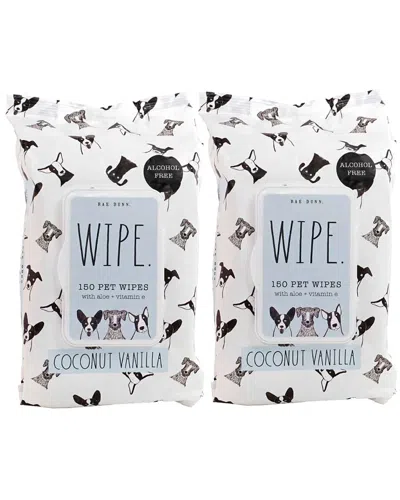 RAE DUNN RAE DUNN WIPE. COCONUT VANILLA PET WIPES WITH ALOE & VITAMIN E