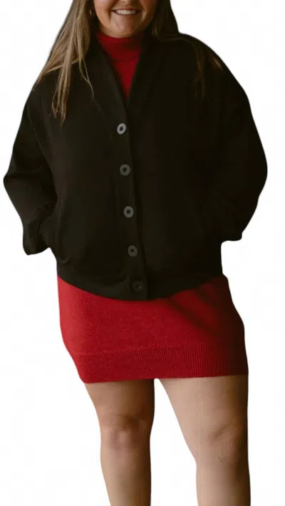 Rae Mode Amelia Cardigan In Black