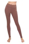 Rae Mode Athleisure Leggings With Pockets In Almond In Pink