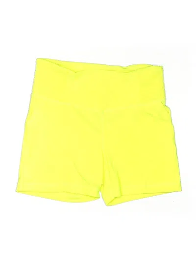 Pre-owned Rae Mode Athletic Shorts In Yellow