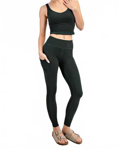 Rae Mode Butter Basic Legging With Pockets In Black