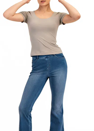 Rae Mode Butter Short Sleeve Top In Beige In Neutral