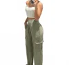 Rae Mode Buttersoft Cargo Pants In Olive Green In Green
