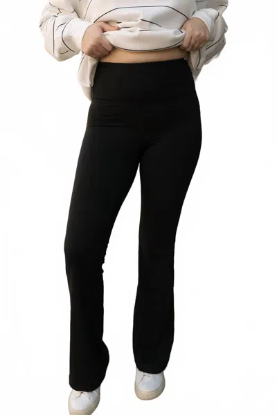 Rae Mode Buttersoft Yoga Pants In Black
