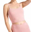 Rae Mode Cropped Camisole Brami In Pink In Pink