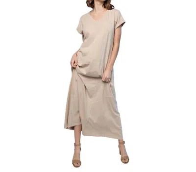 Rae Mode Felicia Maxi Dress In Taupe In Brown