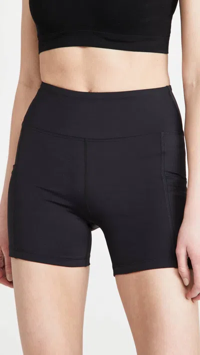 Rae Mode High Rise Biker Shorts In Black